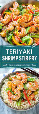 Shrimp Teriyaki Vegetables Stirfry Dinner Dinneratthezoo Shrimp And Vegetables Recipes Shrimp Recipes Healthy