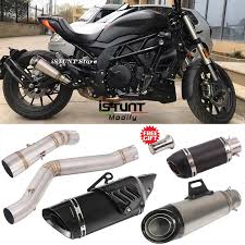 Check out complete specifications, review, features, and top speed of new 150cc tnt. Slip On For Benelli 502c Motorcycle Exhaust Carbon Fiber Muffler Escape Modified Db Killer Middle Link Pipe Catalyst Delete Pipe Super Discount A9a65 Cicig