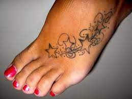 I Want This Only With Tons Of Color Foot Tattoos For Women Tattoo Designs Foot Star Foot Tattoos