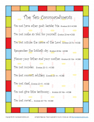 Commandments commandments you shall have. Interpreting The 10 Commandments For Kids On Sunday School Zone