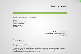 Standardlogos, sowie andere optionen, die ebendiese möglicherweise. Musterrechnung Fur Deinen Verein Everbill Magazin
