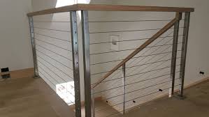 Most traditional railings take up and break up space. Interior Cable Railing Systems Custom Made To Order In Nj By Newman S