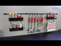 Assembly Instruction Multipurpose Kitchen Utensil Organizer Holder Spice Rack Towel Rack Youtube Kitchen Utensil Organiser Utensil Organization Spice Rack