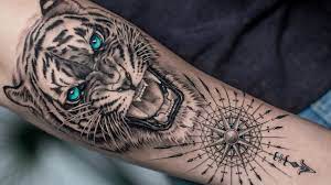 Realistic Growling Tiger Tattoo Time Lapse Youtube Tattoo Time Lapse Tiger Tattoo Time Tattoos