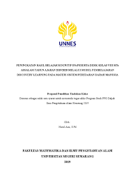 Contoh proposal ptk ppg 2020. Nurul Aini Judul Dan Masalah Ptk