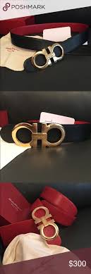 Black And Gold Ferragamo Belt Ferragamo Belt Black And Red Reversible This Is A 100 Authentic Salvatore Ferragamo Mens Belt This Particular Belt Is A Ferragamo Belt Mens Belts Hermes Belt