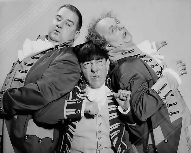 The Three Stooges: Masters of lowbrow slapstick, AI generated
