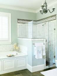 It took some time for me to get around to giving it some style, but when i did, oh man…it looked sooo instructions for installing diy crown molding. Creative Decor 64 Bathrooms With Half Walls Digsdigs