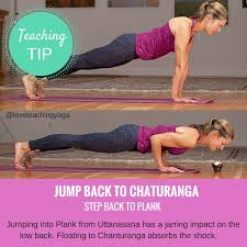 When Teaching The Sun Salutations Cue That Students Either Float Jump To Chaturanga Or Step Back To Plank Yoga Teacher Resources Teaching Yoga Ayurveda Yoga