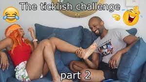 WE'RE FINALLY BACK!!!!* The ticklish challenge part 2 (blindfolded) | AL&RK  - YouTube
