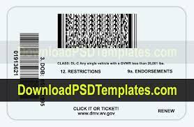 West Virginia Drivers License Psd New Back Side Westvirginia West Virginia Drivers License Virginia
