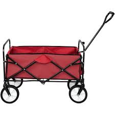 Chariot De Jardin Pliable Avec 4 Roues Charge Maximum 80 Kg Bache Bleu 402595 Avec Images Roue Grandes Roues Remorque