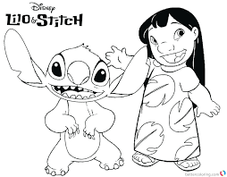 If the 'download' 'print' buttons don't work, reload this page by f5 or command+r. Lilo And Stitch Coloring Pages Disney Novocom Top