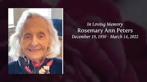 Rosemary Ann Peters Obituary