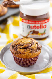 Nutella Banana Swirl Muffins The Missing Lokness Recipe Banana Nutella Nutella Food