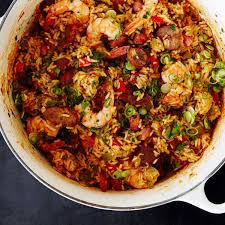 Ham And Sausage Jambalaya Recipe With Images Jambalaya Recipe Spicy Recipes Sausage Jambalaya