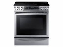 5 8 Cu Ft Induction Range In Stainless Steel Ne58k9560ws Samsung Us Induction Range Slide In Range Induction Stove