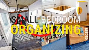 Anchor your small bedroom layout start by putting your bed in the center of the most visible wall. 20 Lit Small Bedroom Organizing Ideas Worth Trying Youtube
