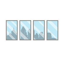 Office Windows View Clipart Transparent Png Svg Vector File White window with tree illustration, window, cartoon windows, cartoon character. transparent png svg vector file
