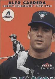 2000 Fleer Tradition Update Alex Cabrera Rookie Arizona Diamondbacks RC  #U125