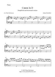 Pachelbel was a german baroque composer and organist and is best remembered for his canon in d, which is often heard at weddings. Canon In D Piano Sheet Music Pdf Music Sheet Collection