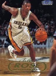 Jalen Rose Indiana Pacers 1995 2007 Sf Sg 6 8 210 Indiana Pacers Basketball Pictures Indiana Basketball