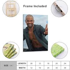 Amazon.com: WoLFum Shemar Moore - Póster de estrella masculina sexy, póster  para decoración del hogar, póster para colgar en la pared, para dormitorio,  pintura decorativa para habitación, estética, 08 x 12 :