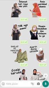 Nah, oleh karenanya kami sudah merangkum koleksi terbaru berkaitan dengan stiker gambar demikian postingan mengenai stiker gambar lucu whatsapp yang bisa kamu simak pada postingan kali ini. Stiker Wa Hijab Cewek Cantik For Android Apk Download
