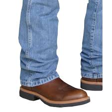 These finely crafted leather boots feature a distressed leather, 11in shaft, and super slab rubber sole. Cowboystiefel Twisted X Men S Work Boot 189 00
