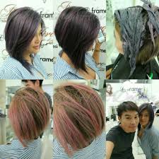 งานทำส เทาเข มแทรกม วง โดยลงท บส เก า ไม ต องล างส framesi framesithailand ทำส ผมป นเกล า ช างทำผมป นเกล า ช างทำผมจ โร ช างจ โร แก ส ผมป ทรงผมบ อบ