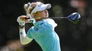 Her tee ball on par 3 in the final round on sunday wedged into the lip of the bunker, and her attempt to chop it out left her with another. Hteojlozrbyh9m