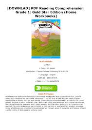 Weyant Downlad Pdf Reading Comprehension Grade 1 Gold Star Edition Home Workbooks Page 1 Created With Publitas Com