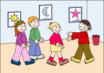 En el interior deberá haber una o más docentes con diferentes hojas (si es posible que las docentes se disfracen de magos sería mucho mejor para crear la ilusión del juego). Materiales Necesarios Para Jugar La Gallinita Ciega Novocom Top