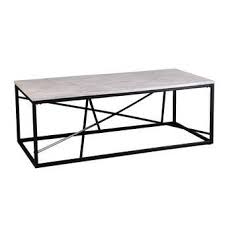 Liverpool Trestle Coffee Table Faux Marble Coffee Table Marble Cocktail Table Coffee Table
