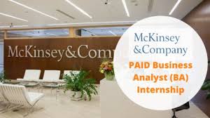 Paid Business Analyst Ba Internship Mckinsey Company Paid Internships And Scholarships