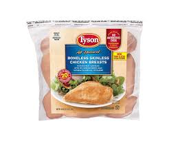 Frozen Boneless Skinless Chicken Breasts Tyson Brand The tenderloin portion of a chicken breast is the meaty portion that runs along the length of the breast. frozen boneless skinless chicken