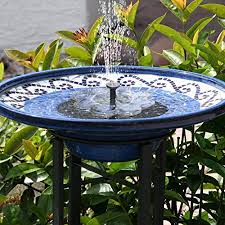 Brunnen garten deko, deko brunnen garten selber bauen, brunnen im garten. Tekhome Solar Springbrunnen 1 6w Vogelbad Brunnen Garten Deko Gartendeko Solar Fontane Gartenbrunnen Pumpe Solarbetrieben Gross Fur Aussen Miniteich Springbrunnen Wasserspiel Solar Teich Amazon De Garten