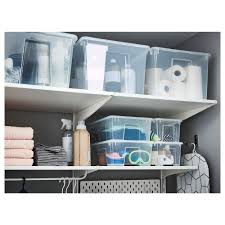 Samla Lid For Box 1 Gallon Clear Ikea In 2020 Ikea Samla Ikea Bathroom Inspiration