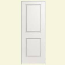 Masonite 28 In X 80 In Solidoor 2 Panel Square Top Left Handed Solid Core Smooth Primed Composite Single Prehung Interior Door 19143 Prehung Interior Doors Doors Interior White Paneling
