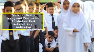 Cuti bersama lebaran idul fitri 1440 h pun dijadwalkan jatuh pada 3, 4 dan 7 juni 2019. Penting Tiada Tambahan Cuti Sekolah Bagi Aidiladha Terengganu 11