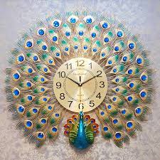Peacock wall clock / wooden wall clock / vintage hand made indian jaipur art peacock wall clock ( color & design may vary ) veraciouscollections. Heat Chinese Creative Simple 3d Peacock Wall Clock Modern Home Clock Living Room Mute Clock Fashion Decorative Quartz Clock Wall Clocks Aliexpress