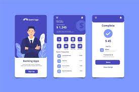 All from our global community of web developers. Bildschirme Der Banking App Oberflache Kostenlose Vektor