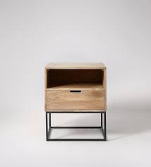 Bedside Tables Bedside Cabinets Nightstands Swoon Editions In 2020 Bedside Table Contemporary Bedside Table Bedroom Bedside Table