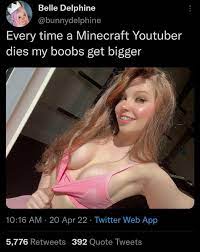 Belle delphine boob implants