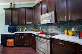 Blue Backsplash With Dark Cabinets Backsplash Kitchen Dark Cabinets Backsplash With Dark Cabinets Blue Backsplash