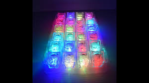 Led Light Up Freezable Ice Cubes 24pc Youtube
