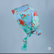 Gorro De Quirofano Flamencos Gorro Quirurgico Gorro Cinta Etsy Gorros De Quirofano Gorros Quirurgicos Lazo Bordado