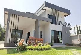 12 gambar rumah minimalis 1 lantai modern 2019 hal tersebut dikarenakan karena rumah minimalis 1 lantai sangat cocok apabila dikembangkan di perumahan yang identiknya berada di daerah perkotaan rumah minimalis 1 lantai. Lingkar Warna 23 Desain Rumah Modern 3 Kamar Tidur 2 Lantai