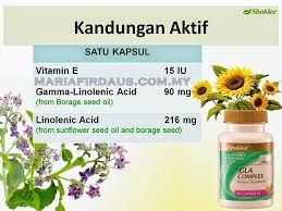 Tidak hanya mampu mencegah kerutan serta jerawat, epo juga memiliki tingkat comedogenic rendah di angka 2, yang berarti minyak ini aman digunakan untuk anda yang memiliki kulit acne prone. Gla Complex Shaklee Atau Evening Primrose Oil Maria Firdaus