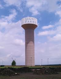 Light Farms Is A New Housing Development As Of Today When I Took This Picture May 2013 They Only Have The Land Graded A Water Tower Tower Amazing Buildings